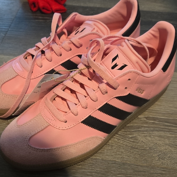 adidas Other - Adidas Messi Samba Pink and Navy Sneakers Size 9.5 JP7844 Brand New